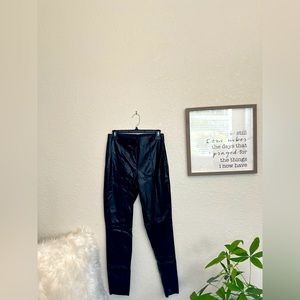 Faux Leather Stretch Pants